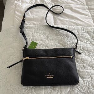 Kate Spade Black Leather Crossbody Bag